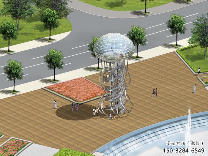 不銹鋼仿真水母雕塑 酒店公園雕塑 風景區擺件