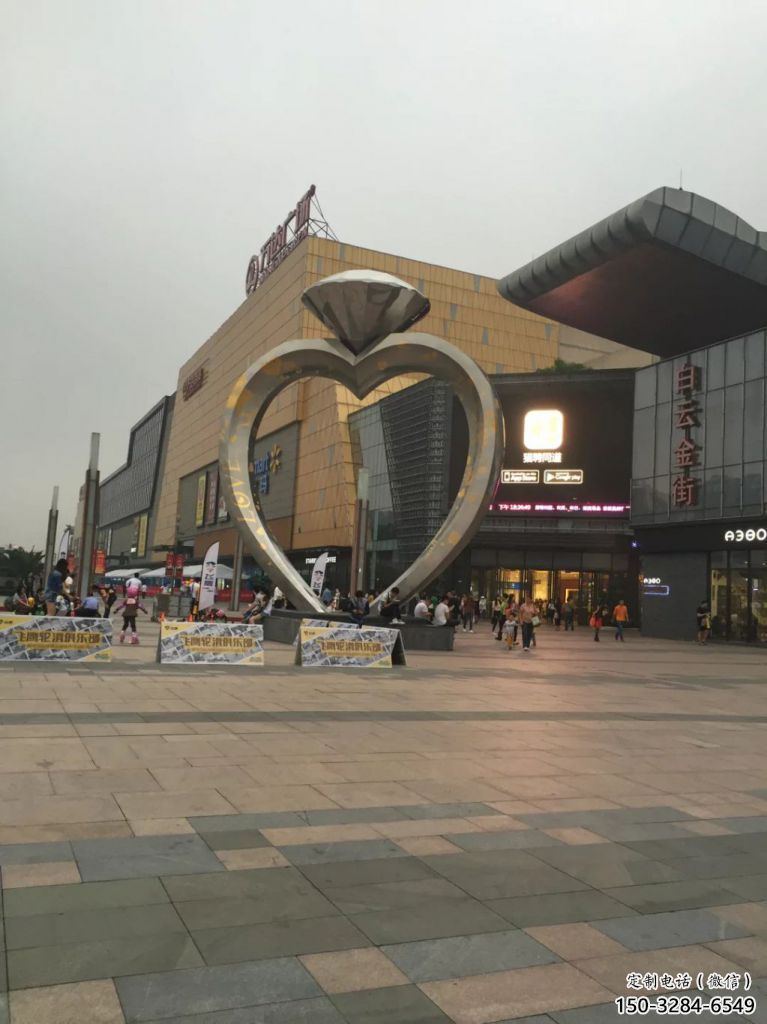 酒店戒指雕塑 景觀美陳小品 現(xiàn)代雕塑