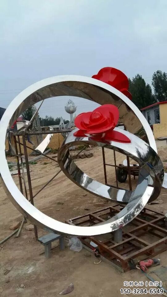 園林戒指雕塑 大型景觀小品 中式雕塑