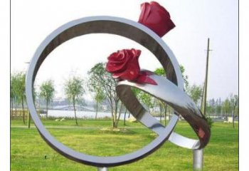 水景戒指雕塑 彩繪剪紙小品 現代雕塑