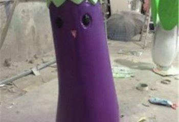 提供茄子雕塑 商業(yè)街仿真雕塑 水果擺件