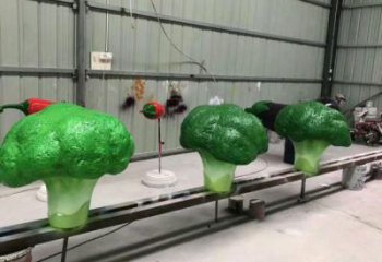 抽象大白菜雕塑 店門(mén)口彩繪雕塑 步行街?jǐn)[件