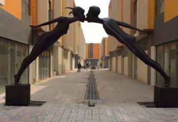 游樂場大門雕塑 發光公園雕塑 噴漆拱門雕塑