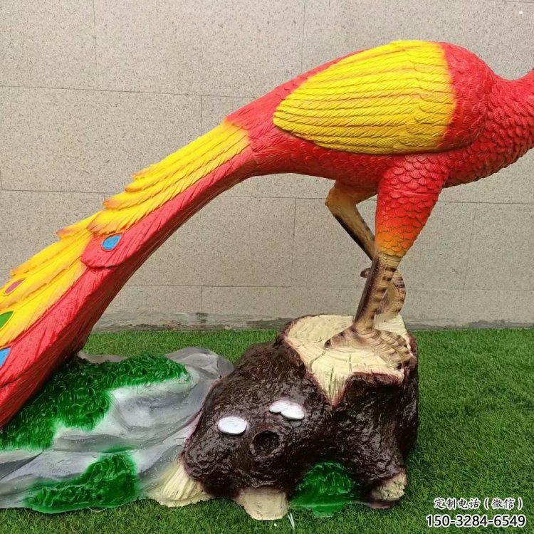 彩繪孔雀雕塑點(diǎn)擊，景觀雕塑，別墅仿真孔雀雕塑供求?