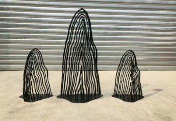 景區(qū)假山雕塑，歐式雕塑，鐵藝材質(zhì)