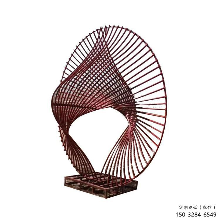 地產(chǎn)圓環(huán)雕塑供應，地標擺件，鏤空圓環(huán)雕塑制造