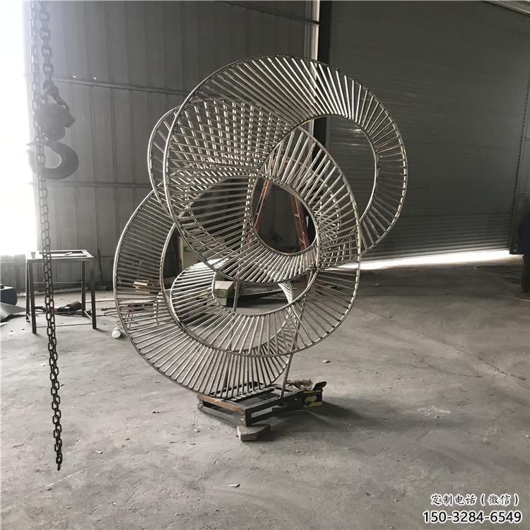 圓環方案供應，圓雕體系，鏤空圓環雕塑制作展品