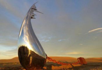 水滴雕塑通用，花園小品，廣場鏡面水滴雕塑優(yōu)價