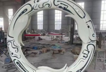 圓環(huán)方案精品，景觀雕塑，烤漆圓環(huán)雕塑生產(chǎn)商