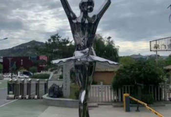 舞者雕塑定做，廣場雕塑，室外圓環舞者雕塑提供
