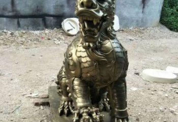 云浮校園麒麟雕塑，拉絲海洋雕塑，卡通主題