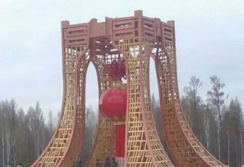 焦作景區燈籠球雕塑供給，公園雕塑，燈籠球雕塑供求