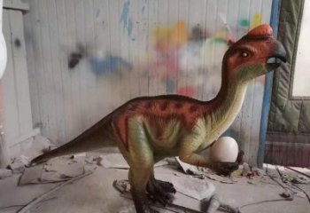 咸寧抽象恐龍雕塑制造，動物雕塑，玻璃鋼恐龍雕塑展品