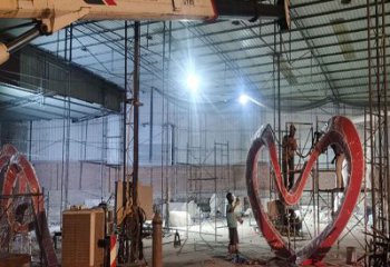 孝感景觀(guān)love雕塑選定，美陳雕塑，現(xiàn)代燈光love雕塑優(yōu)選