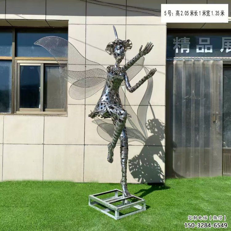 萍鄉現代鏤空舞者雕塑承接，歐式風格，鐵藝跳舞雕塑精選