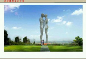 撫順鏤空人物雕塑承接，陸地?cái)[件，鐵藝字母人物雕塑制造商