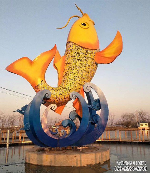 蓮湖園林鯉魚雕塑