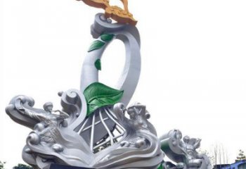 保山蘭花雕塑承接，城市裝飾，大型蘭花花朵雕塑公司