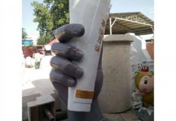 拱墅手卷雕塑優(yōu)選，室外雕塑，玻璃鋼手卷雕塑優(yōu)選