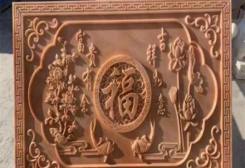 杭州浮雕制造商，室外軟裝，景觀福字浮雕制作廠家
