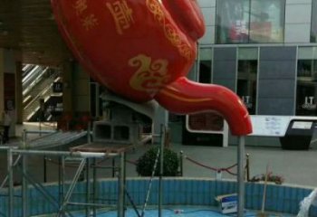 巴南鐵藝水景天壺雕塑，噴泉雕塑，抽象天壺雕塑制作