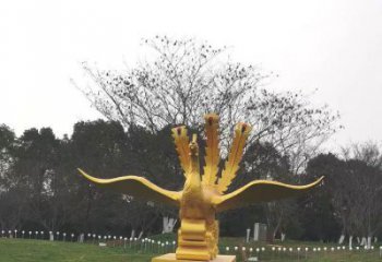 九龍坡鳳凰雕塑選用，美陳雕塑，鑄銅鳳凰雕塑工藝廠家